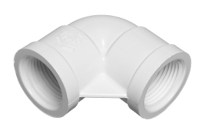 PVC 90d Elbow Female 1-1/2in.